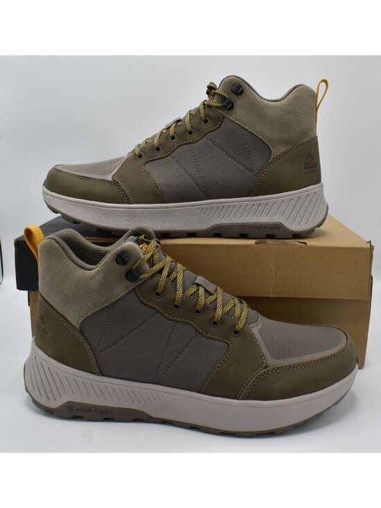 Teva Mens‎ Size 9.5 Ellwood Mid Rapid Proof Taupe Leather WP Hiking Boots main image 4